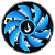 COOLER PARA PROCESSADOR GAMER RISE MODE X2, INTEL, 120MM, PRETO E AZUL - Imagem 2