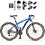 Bicicleta Aro 29 Safe Number One Câmbios Shimano 21 Marchas Suspensão com Trava - Azul - Imagem 1