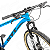 Bicicleta Mountain Bike GTI Roma 21 Marchas Freio a Disco - Azul Claro/Azul Escuro - Imagem 5