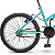 Bicicleta Aro 20 Dks Infantil Menina Criança Mtb Com Cesta - Tiffany - Imagem 3