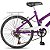Bicicleta Feminina Infantil Aro20 Dks Dolphin C/Marcha Cesta - Roxo/ Branco - Imagem 4