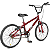 Bicicleta Masculina Infantil Aro 20 DKS Cross Style BMX Bike - Vermelho - Imagem 3