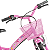 Bicicleta Feminina Infantil Aro 20 Dks Mindy C/Marcha Cesta - Rosa - Imagem 6