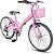 Bicicleta Feminina Infantil Aro 20 Dks Mindy C/Marcha Cesta - Rosa - Imagem 1