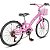 Bicicleta Feminina Infantil Aro 20 Dks Mindy C/Marcha Cesta - Rosa - Imagem 3