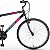 Bicicleta de Passeio Aro 26 Dks Mtb Urbana 18 Marchas Vbrake - Rosa/Azul - Imagem 6