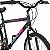 Bicicleta de Passeio Aro 26 Dks Mtb Urbana 18 Marchas Vbrake - Rosa/Azul - Imagem 9