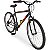 Bicicleta de Passeio Aro 26 Dks Mtb Urbana 18 Marchas Vbrake - Vermelho/ Amarelo - Imagem 1