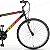 Bicicleta de Passeio Aro 26 Dks Mtb Urbana 18 Marchas Vbrake - Vermelho/ Amarelo - Imagem 6