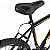 Bicicleta de Passeio Aro 26 Dks Mtb Urbana 18 Marchas Vbrake - Vermelho/ Amarelo - Imagem 7