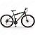 Bicicleta Aço Carbono DKS Aro29 Mtb Freios A Disco 21Marchas - Laranja/Verde - Imagem 2