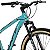 Bicicleta Mountain Bike Safe Aro 29 Nº One 21 Marchas Freio à Disco - Azul Tiffany + Rosa Chiclete - Imagem 7