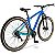 Bicicleta Mountain Bike Safe Nº One 21 Marchas Freio à Disco - Azul + Azul Safira - Imagem 3