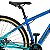 Bicicleta Mountain Bike Safe Nº One 21 Marchas Freio à Disco - Azul + Azul Safira - Imagem 6