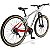 Bicicleta Mountain Bike Safe Aro 29 Nº One 21 Marchas Freio à Disco - Branco + Vermelho - Imagem 3
