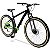 Bicicleta Mountain Bike Safe Nº One 21 Marchas Freio à Disco - Preto + Verde Neon - Imagem 1