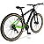 Bicicleta Mountain Bike Safe Nº One 21 Marchas Freio à Disco - Preto + Verde Neon - Imagem 3