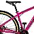 Bicicleta Mountain Bike Aro 29 Safe Nº One 21 Marchas Freio à Disco - Rosa Pink - Imagem 6