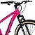 Bicicleta Mountain Bike Aro 29 Safe Nº One 21 Marchas Freio à Disco - Rosa Pink - Imagem 7