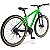 Bicicleta Mountain Bike Safe Aro 29 Nº One 21 Marchas Freio à Disco - Verde + Grafite - Imagem 3