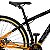 Bicicleta Mountain Bike Aro 29 Safe Nº One 21 Marchas Freio à Disco - Preto + Amarelo Correio - Imagem 6