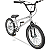 Bicicleta Bmx Aro 20 Dks Cross Pro Aero Freio V-Brake - Branco e Preto - Imagem 1