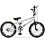 Bicicleta Bmx Aro 20 Dks Cross Pro Aero Freio V-Brake - Branco e Preto - Imagem 2