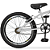 Bicicleta Bmx Aro 20 Dks Cross Pro Aero Freio V-Brake - Branco e Preto - Imagem 3