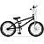 Bicicleta Bmx Aro 20 Dks Cross Pro Aero Freio V-Brake - Preto e Branco - Imagem 2