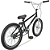 Bicicleta Bmx Aro 20 Dks Cross Pro Aero Freio V-Brake - Preto e Branco - Imagem 5