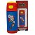 Garrafa Top Handle Infantil 350ml Mário Com Canudo - Imagem 4