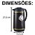 Garrafa Térmica Zojirushi 1 litro Preto Lótus AHGB10-BZ - Imagem 5