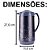 Garrafa Térmica Zojirushi 1 litro Preta AHGB10BL - Imagem 5