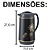 Garrafa Térmica Zojirushi 1 litro Preto e Dourado AHGB10-BN - Imagem 3