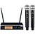 Microfone Sem Fio Harmonics HSF-200 Duplo - Imagem 1