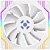 Kit Cooler Fan ARGB Fortrek Frosty Branco Com Controladora/Controle - Imagem 2