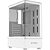 Gabinete Gamer Fortrek Crystal Mid Tower Branco - Imagem 1
