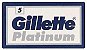 Lâmina de Barbear Gillette Platinum - Imagem 1