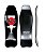 SHAPE HOSOI SKATEBOARDS HAMMERHEAD DOUBLE KICK DECK PRETO 10.25" - Imagem 1