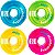 RODAS DE SKATE ENJOI SPECTRUM CRUISER COLOR 62mm 83A - Imagem 1