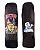 SHAPE OLD SCHOOL RATTRAP MODELO COFFIN "O RETORNO DO SKATE PUNK" 9.75" PRETO - Imagem 1