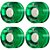 RODAS DE SKATE POWELL PERALTA VERDE CRUISER TRANSPARENTE 59mm 80A - Imagem 1