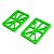 PADS PARALELO RATTRAP (ELEVADOR) VERDE LIMÃO - 7mm - Imagem 1
