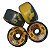 RODAS DE SKATE NARINA OLD SCHOOL TNT 60MM 97A PRETO/AMARELO - Imagem 1