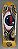 Santa Cruz Roskopp Eye Reissue Deck in a Natural Semi Novo - Imagem 2