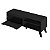 Rack Retrô 134cm para TV até 60 Polegadas Lotus - Preto - Imagem 3