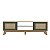 Rack Tela 3D 180cm para TV até 75 Polegadas Charlotte - Carvalho / Menta - Imagem 6
