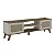 Rack Tela 3D 180cm para TV até 75 Polegadas Charlotte - Pinho / Off White - Imagem 4