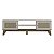 Rack Tela 3D 180cm para TV até 75 Polegadas Charlotte - Pinho / Off White - Imagem 6