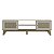Rack Tela 3D 180cm para TV até 75 Polegadas Charlotte - Carvalho / Off White - Imagem 5